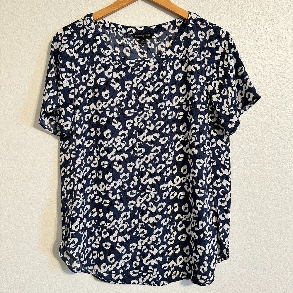 Banana Republic Short Sleeve Blouse Size XS